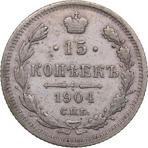 Russia 15 kopeks 1904 ... 