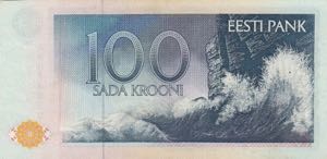 Estonia 100 krooni 1992
AU