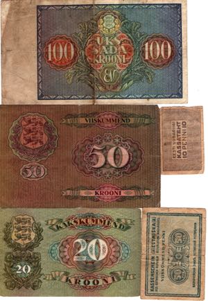 Estonia lot of paper money (13)
(13)