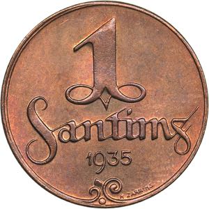 Latvia 1 santims ... 