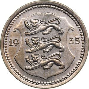 Estonia 20 senti 1935
3.97 g. XF/AU Mint ... 