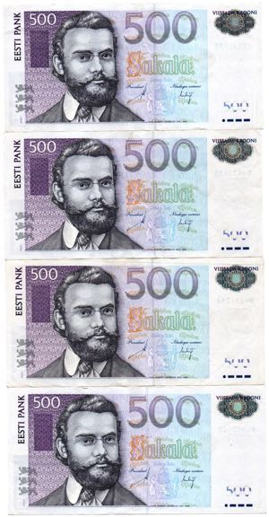 Estonia 500 krooni 2007 ... 