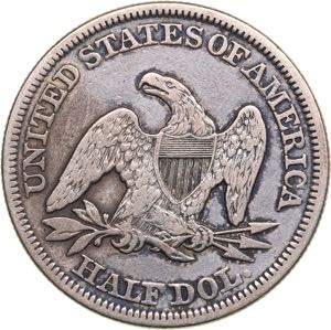 USA half dollar 1856
12.32 g. VF/VF+