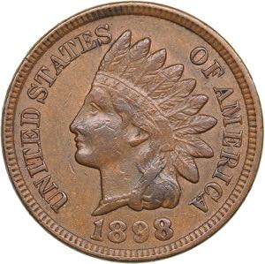 USA 1 cent 1898
3.04 g. ... 