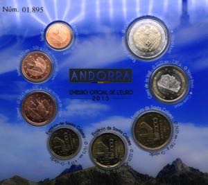 Andorra coins set 2015
UNC