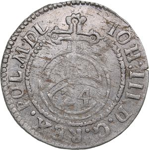 Courland 1/2 grosz 1687 ... 