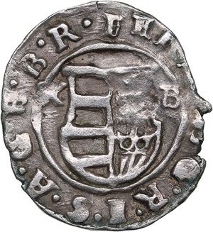 Hungary 1 denar ND (1608-1619)
0.48 g. VF/VF ... 