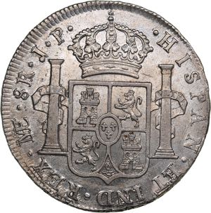 Spain - Lima 8 reales 1814
28.71 g. XF+/UNC ... 