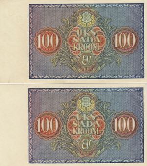 Estonia 100 krooni 1935 (2)
AU-UNC
