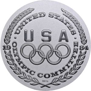 USA medal Olympics 1984
47.25 g. 46mm. ... 