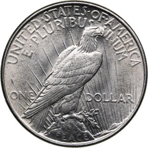 USA 1 dollar 1922
26.77 g. AU/AU Mint luster.