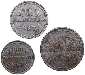 Russia - Germany OST coins 1916 (3)
Set of ... 