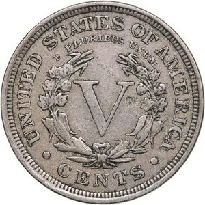 USA 5 cents 1906
4.98 g. VF/XF KM# 112.