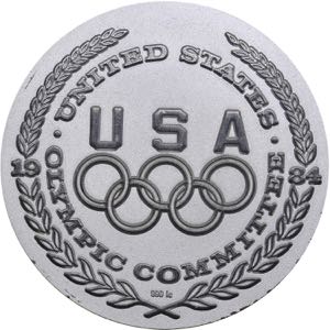 USA medal Olympics 1984
46.39 g. 46mm. ... 