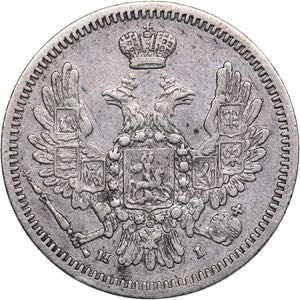 Russia 10 kopeks 1855 СПБ-НI - Alexander ... 