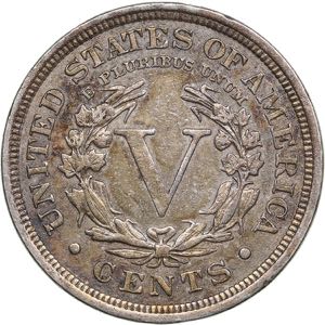 USA 5 cents 1909
5.01 g. XF/XF KM# 112.