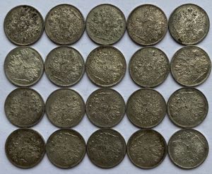 Russia - Grand Duchy of Finland lot of coins ... 
