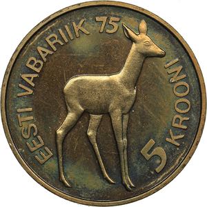 Estonia 5 krooni 1993 - ... 