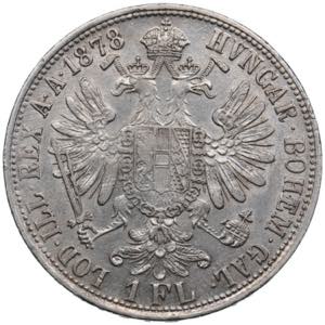 Austria 1 Florin 1878 - Franz Joseph I ... 
