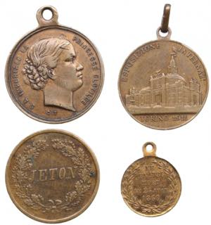 Small collection of French Medals, Tokens ... 