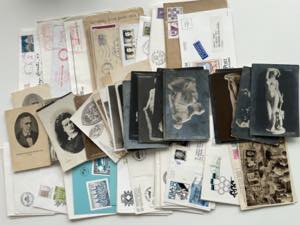Group of envelopes & postcards: Estonia, ... 