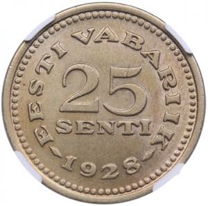 Estonia 25 Senti 1928 - ... 