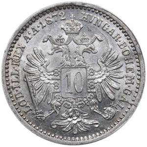 Austria 10 Kreuzer 1872 - Franz Joseph I ... 