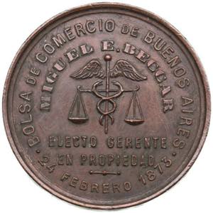 Argentina Medal 1883 ... 