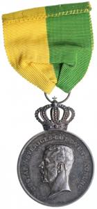 Sweden medal - Award Medal Gustav V for long ... 