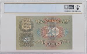 Estonia 20 Krooni 1932 - PCGS 65 PPQ GEM UNC ... 