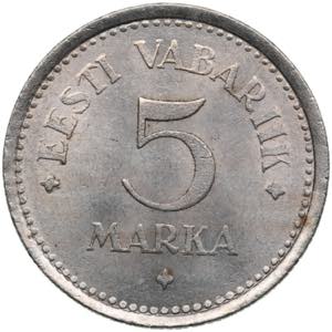 Estonia 5 Marka 1922 ... 