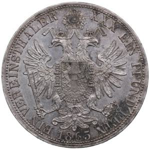 Austria 1 Taler 1865 A - Franz Joseph I ... 