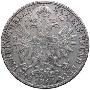 Austria 1 Taler 1861 A - Franz Joseph I ... 