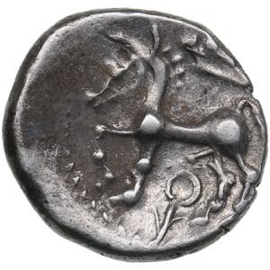 Gaul, Bituriges AR Quinarius - c. 100-50 BC ... 