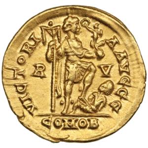 Roman Empire, Ravenna AV Solidus AD 402-406 ... 