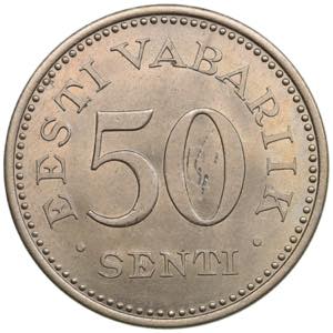 Estonia 50 Senti 1936 ... 