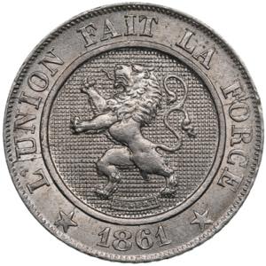 Belgium 10 Centimes 1861 ... 