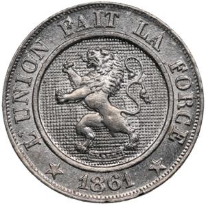 Belgium 10 Centimes 1861 ... 