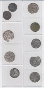 Lot of coins: Livonia (10) Various condition.