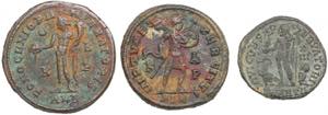 Small collection of Roman Empire Æ coins ... 