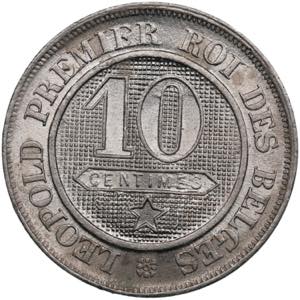 Belgium 10 Centimes 1862 - Leopold I ... 