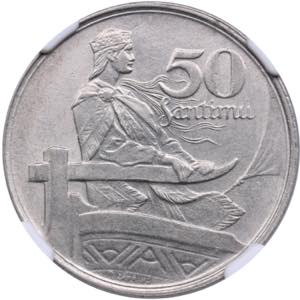 Latvia 50 Santimu 1922 - ... 