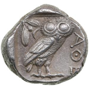 Attica, Athens AR Tetradrachm circa 454-404 ... 