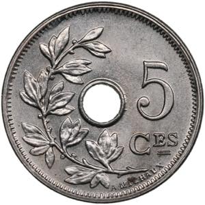 Belgium 5 Centimes 1905 - Leopold II ... 