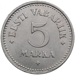 Estonia 5 Marka 1922 ... 