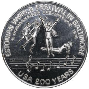 Estonia Medal 1976 - 2nd ... 