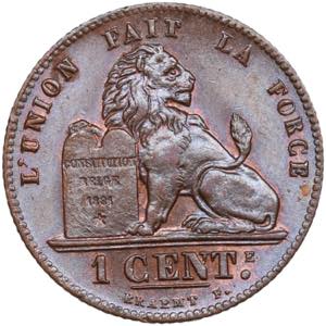 Belgium 1 Centime 1901 - Leopold II ... 