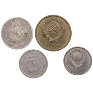 Small group of Russia USSR coins (4) Various ... 