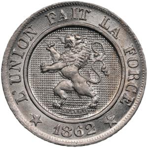 Belgium 10 Centimes 1862 ... 