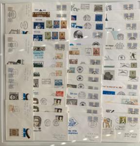 Estonia - Group of postcards & envelopes ... 